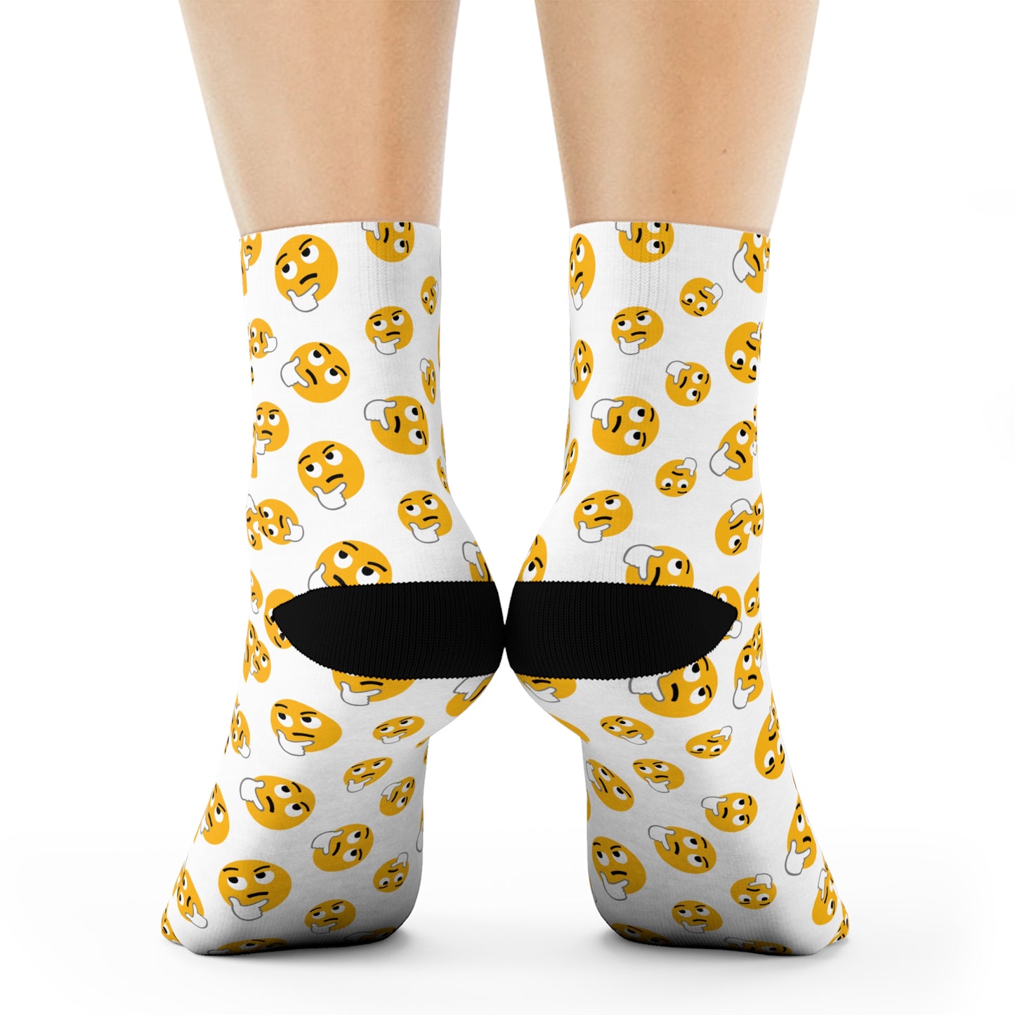 Socken mit zweifelhaftem Smiley