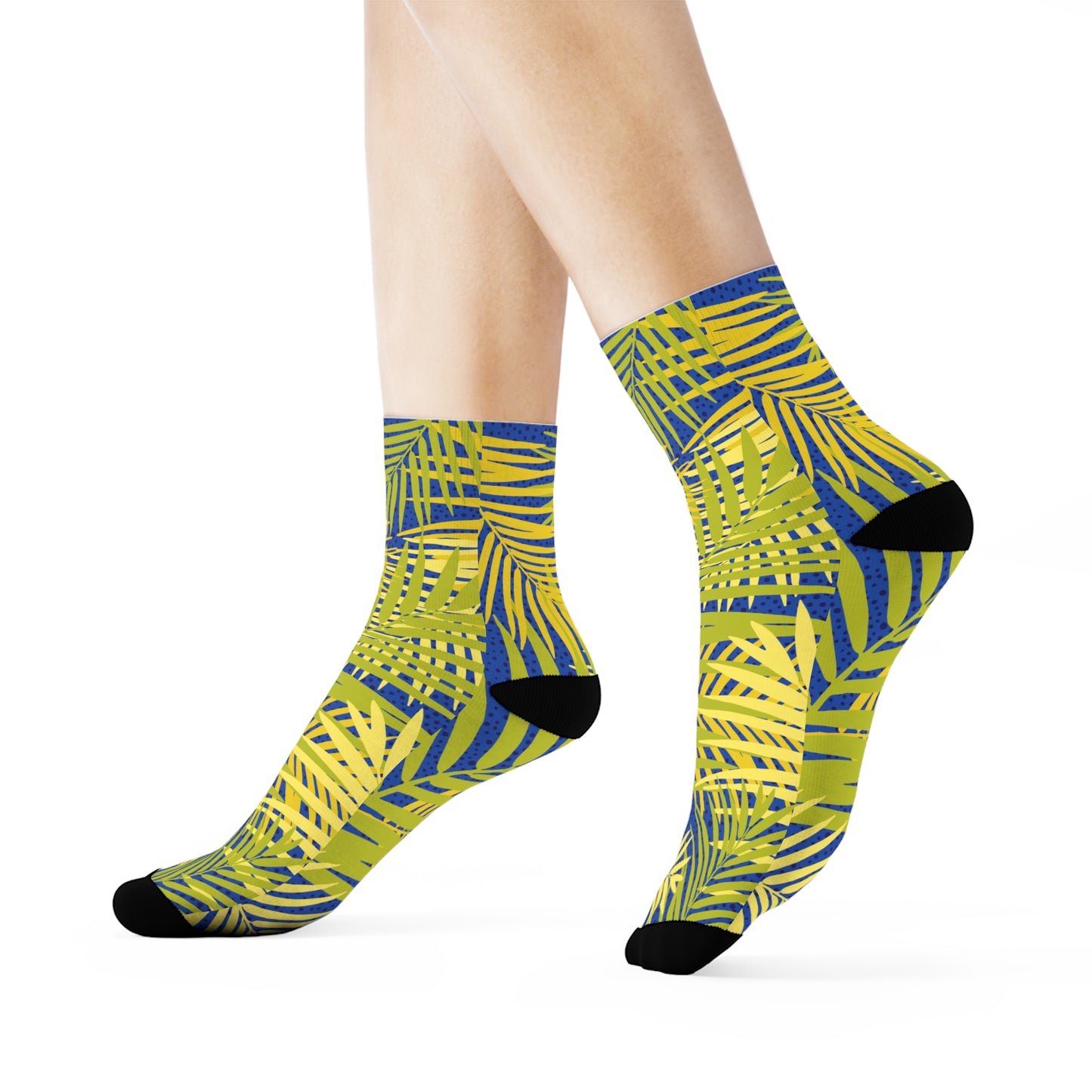 Chaussettes feuilles de palmier